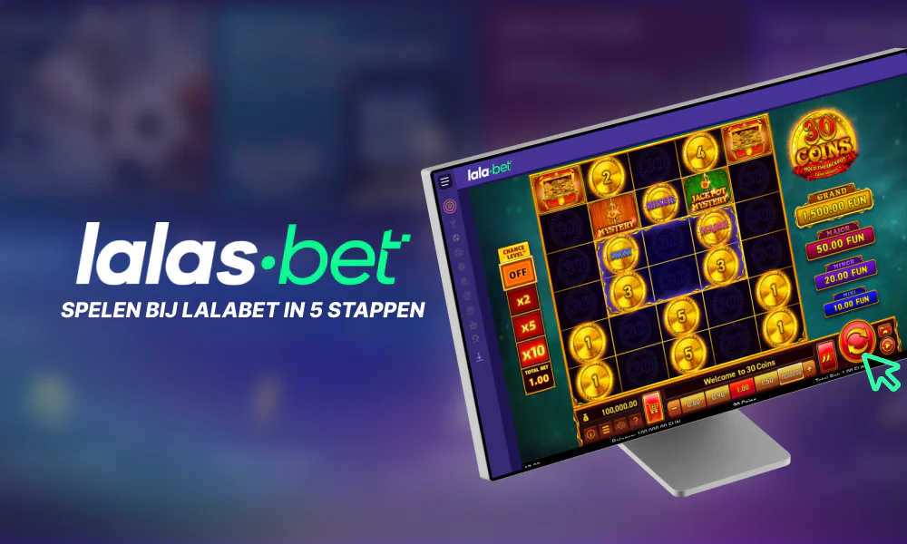 5 stappen hoe de Nederlander kan beginnen met spelen op Lalabet.